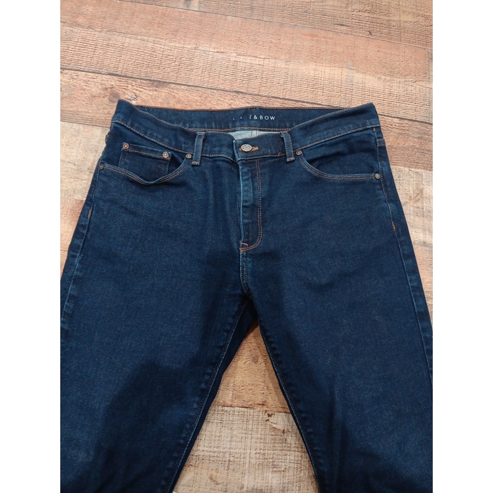 Mott & Bow Jeans Mens 31x32  Skinny  Stretch Denim Dark Wash 2433